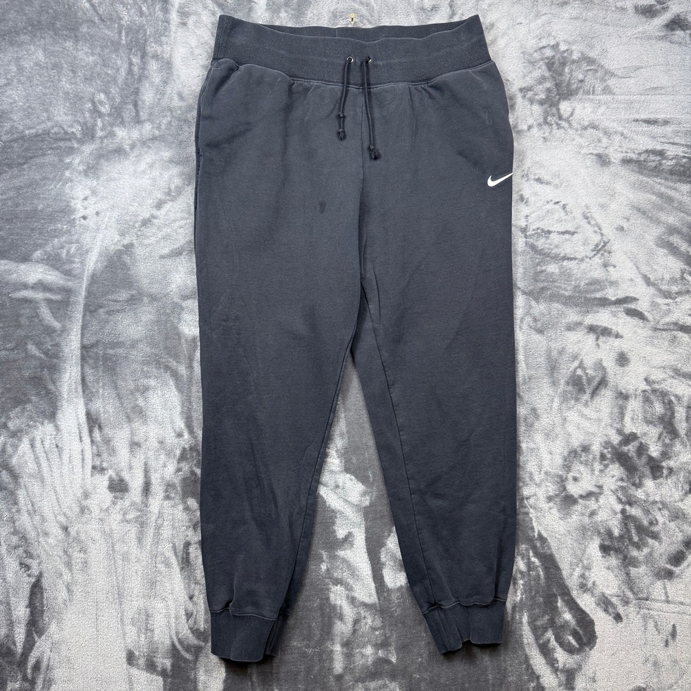 Nike Joggers Womens XL Black Sportswear Phoenix Fleece High Waisted DQ5688-010